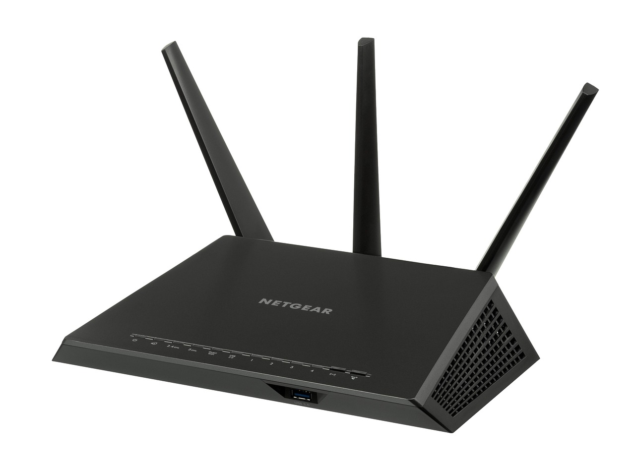自宅に設置されたWi-Fiルーター