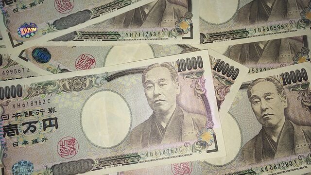 円安の影響が気になる日本円紙幣のイメージ